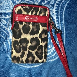 Coach wristlet & European electrical outlet